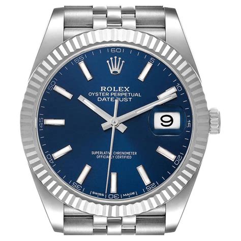 rolex day date 41 weissgold stahl|rolex datejust 41 white gold.